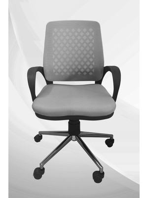 Obc Ofis Büro Concept Cool Fileli Ofis Koltuğu Öğrenci Çalışma Sandalyesi - Krom