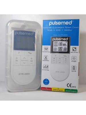 Pulsemed KTR-2650 Elektronik Terapi Cihazı Hafif ve Dayanıklı 2 Kanal 4 Elektrot ile Taşınabilir