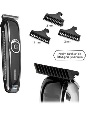 Zhltech IP-1001 Yedek Başlıklı Şarjlı Saç Sakal Traş Makinası