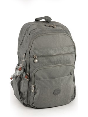 İmaks 571 Krinkıl / Klinkır Su Geçirmez Hafif Çok Gözlü Büyük Boy Okul, Seyahat, Spor, Laptop  Sırt Çantası 9-1B