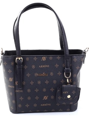 Armine 349 Baskılı  Kadın El & Omuz Çantası