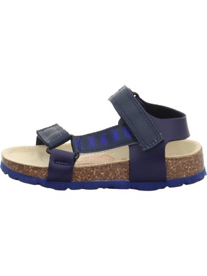 Superfit Fussbett Çocuk Lacivert Mantar Tabanlı Sandalet