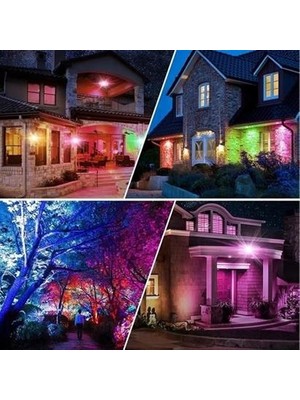 Virox Kumandalı LED Işık Dış Cephe Aydınlatması Çok Renkli Rgb Led Panel Işık Parti Led Aydınlatma