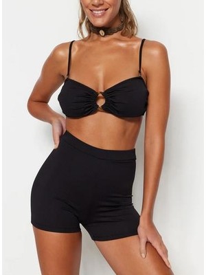 Dokulu Yüksek Bel Bikini Altı DB200792KT
