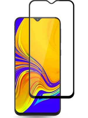 Fibaks Samsung Galaxy A14 Tam Ekran Koruyucu Kırılmaz Cam 9H Temperli Koruma Dayanıklı 5D