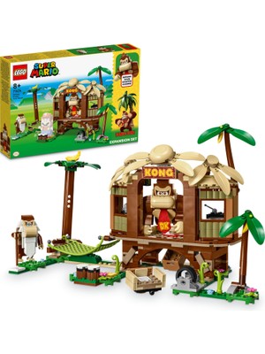 LEGO® Super Mario™ Donkey Kong'un Ağaç Evi Ek Macera Seti 71424 - 8 Yaş ve Üzeri Çocuklar Için Yaratıcı Oyuncak Yapım Seti (555 Parça)