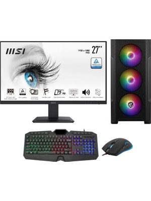 Go Gamer GO1890DS Intel Core i7 12700F 16GB 128GB SSD GTX1050Ti Windows 11 Pro 27" Masaüstü Bilgisayar