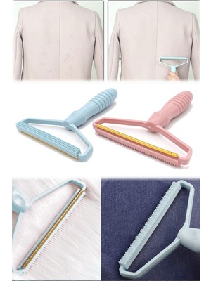 Utelips Giysi Kıyafet Tiftik Pamuk Tüy Toplayıcı Çift Taraflı Fırça Elbise Bakım Fırçası Taşınabilir Ömürlük