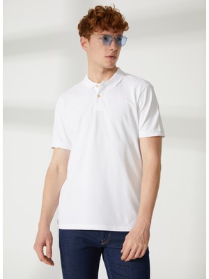 Rıders By Lee Beyaz Erkek Polo T-Shirt