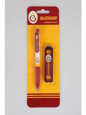 LİSANSLI GALATASARAY VERSATİL UÇLU KALEM , 0.7 MM UÇ VE SİLGİ SETİ