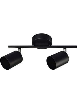 Mylights  Panasonıc Ampullü Ikili LED Spot Aplik Avize Armatür Harekli  Metal Gün Işı LED Ampul Dahildir