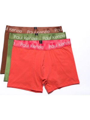 Paul Kenzie 3'lü Erkek Boxer Vintage Collection - Vintage