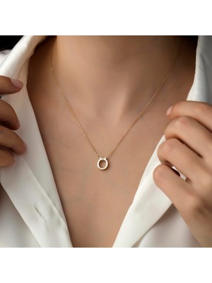 Hems Jewellery Minimal Harf Kolye Ö