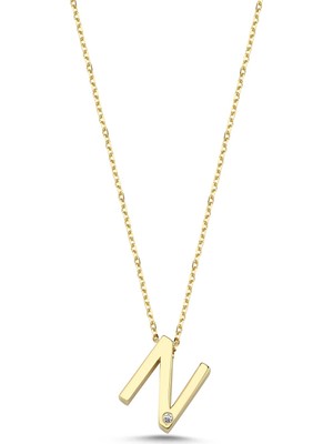 Hems Jewellery Minimal Harf Kolye N