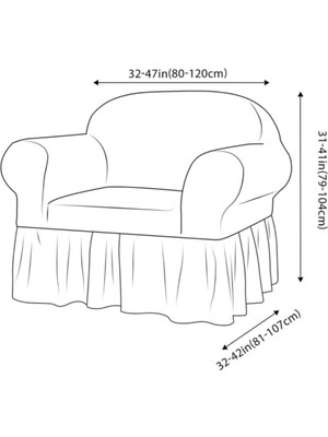 Nera Home 3+3+1+1 Bürümcük Koltük Örtüsü, Koltuk Kılıfı