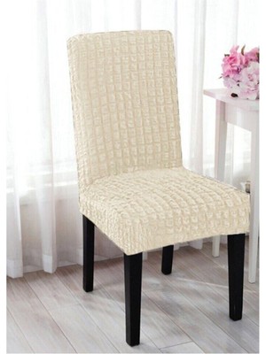 Nera Home Bürümcük Sandalye Kılıfı Krem