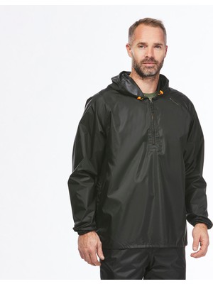 Decathlon Quechua Erkek Outdoor Yağmurluk - Siyah - Raincut