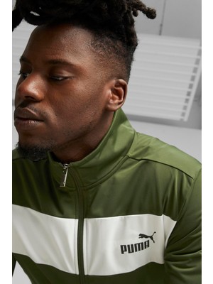 Puma Poly Cl Erkek Yeşil Eşofman Takımı