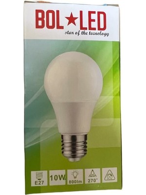 Bolled LED Ampul 12 Volt 10 Watt Bolled