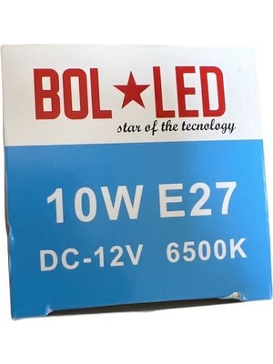 Bolled LED Ampul 12 Volt 10 Watt Bolled