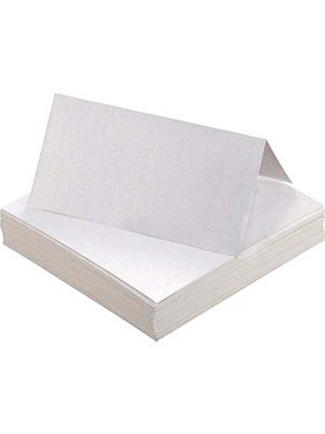 Niazi 50pcs Paper Place Kartları Akşam Yemeği Davetiyesi Kartları Akşam Yemeği Restoran Etkinlikleri Beyaz (Yurt Dışından)