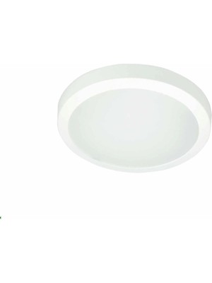 No-vo 9W LED Glob Tavan Armatürü - Beyaz Kasa (Beyaz Işık)