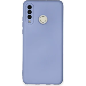 Huawei P30 Lite Kılıf Nano Içi Kadife  Silikon - Lila 300099