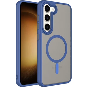 Heptek İletişim Samsung Galaxy S23 Kılıf Kamera Çıkıntılı Magsafe Arkası Mat Renkli Hassas Buton Kapak (Flet-M)