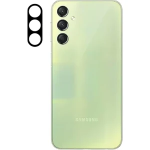 Heptek İletişim Samsung Galaxy A24 Kamera Lens Koruyucu Siyah Çerçeveli Korunaklı (3d K.c)