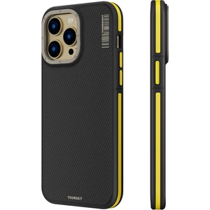 iPhone 14 Pro Uyumlu Kılıf Magsafe Şarj Özellikli Youngkit 600D Kevlar Kapak