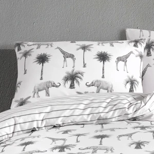 Cote Blanc Jungle %100 Pamuk Ranforce 2'li Yastık Kılıfı 50X70