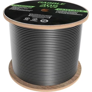 GABBLE305METRE 23 Awg Outdoor Cat6 Siyah Dış Ortam Kablo