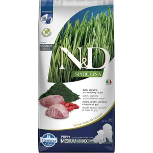 Nd Spirulina Takviyeli Tahılsız Kuzu Etli Orta ve Büyük Irk Yavru Köpek Maması 7 kg