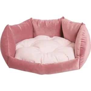 Patara Pet Pembe Milano Model Yıkanır Fermuarlı Kedi ve Köpek Yatağı Üst Kalite & Astarlı & Ayrı Minderli