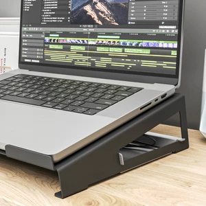 Lmz Design Dizüstü Bilgisayar Desteği Laptop Sehpası Alt Çekmeceli Şarj Cihazı Mouse Depolama Notebook Standı