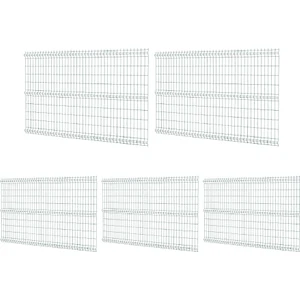 Panel Çit Market Pcm 5'li Panel Çit Teli 100X250 cm Çift Telli Yeşil Avantaj Paketi (12,5 Metre)