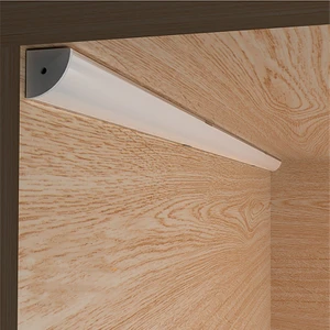 Beyaz Günışığı Mutfak Dolabı ve Tezgah Altı LED Şerit Profil Aydınlatma Uzaktan Kumandalı