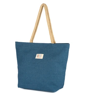 Sofist İstanbul Natural Jute Beach Bag Doğal Örgü Halat Saplı Astarlı Jüt Kadın Plaj Çantası