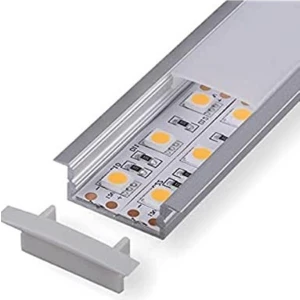 Mutfak Dolabı ve Tezgah Altı Sıva Altı Alçıpan Gömme Çift Sıra LED Şerit Profil Aydınlatma