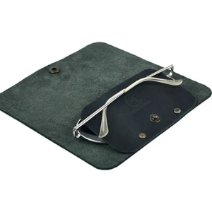 Mess Collection El Yapımı Hakiki & Gerçek Deri Minimal Gözlük Kılıfı & Gözlük Kabı/hediyelik Eşyalar