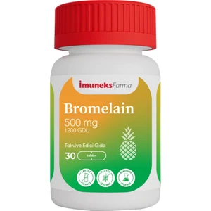 Farma Bromelain 500 mg Takviye Edici Gıda 30 Tablet