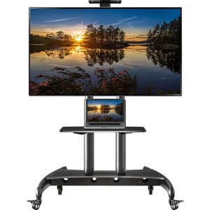 Nb North Bayou AVA1800-70-1P LCD LED OLED Plazma Düz Panel Ekranlar Için 55-90 Inch Tuv Sertifikalı Tekerlekli Profosyonel Tv Sehpası
