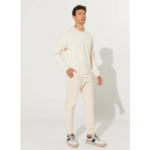 ALTINYILDIZ CLASSICS Altınyıldız Classics Bisiklet Yaka Ekru Erkek Sweatshırt 4A5223200008