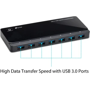 UH720 7 Port (2 Şarj Portu) 5gbps USB 3.0 Hub (Adaptörlü)