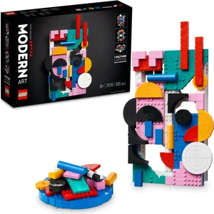 LEGO® Art Modern Sanat 31210 - Sanatsever Yetişkinler Için Soyut Duvar Tablosu Içeren Koleksiyonluk ve Sergilenebilir Yaratıcı Oyuncak Model Yapım Seti (805 Parça)