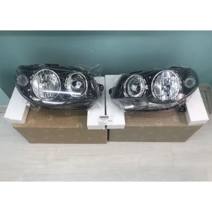 Fiat Albea-Palio 2005 Üstü Uyumlu Motorlu Içi Siyah Komple  Far Takımı Sağ-Sol