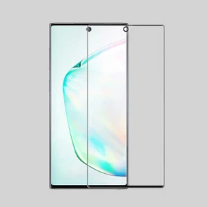 Samsung Galaxy Note 10 Plus Tam Kaplayan Ekran Koruyucu Esnek Pet Jelatin