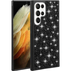 Samsung Galaxy S23 Ultra Kılıf Parlak Taşlı Tasarım Voyolinea Kapak