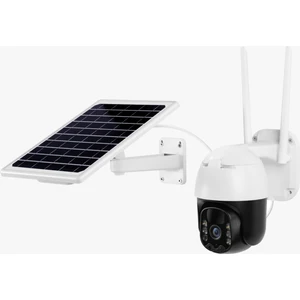 2 mp 1080P Su Geçirmez 4g Sim Kart Destekli Ptz Solar Kamera Kulaklık