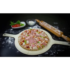 Ahşap Tahta Kayın Ağacından Pizza Lahmacun İçin 2’li Kürek Takım